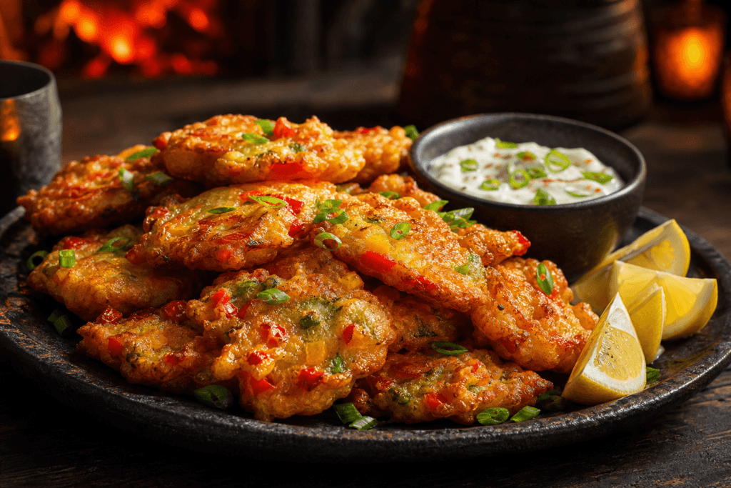 Blazewing Pepper Fritters