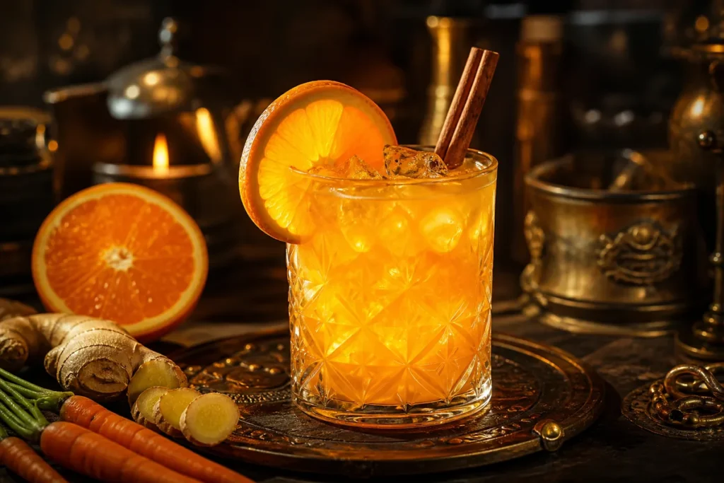 Dawnwatch Carrot Orange Elixir with ginger and cinnamon