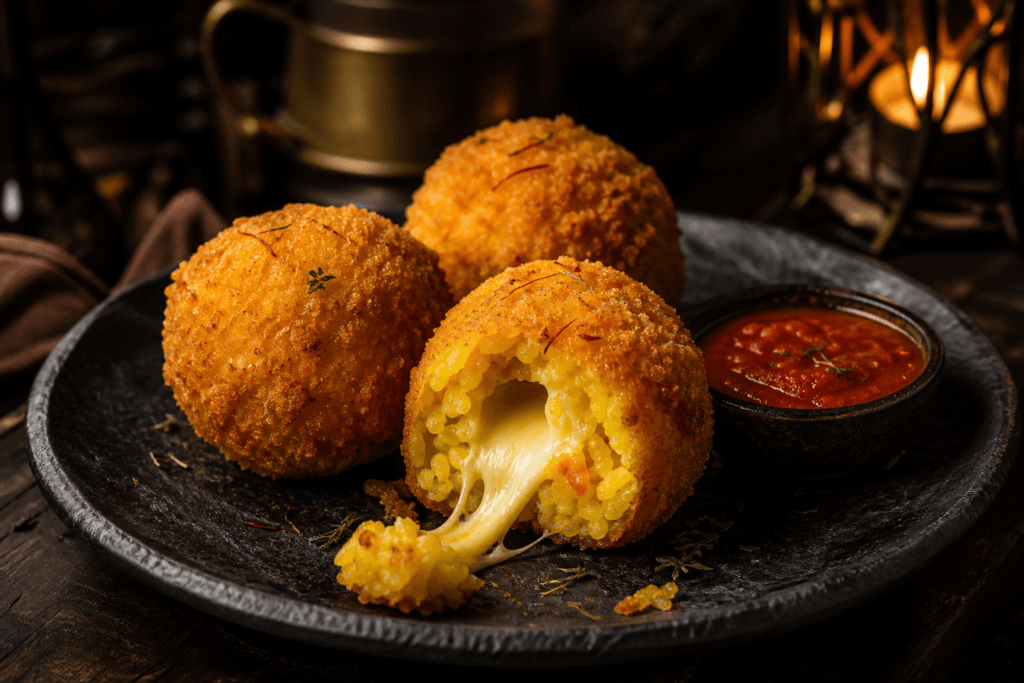Gilded Hall Saffron Arancini