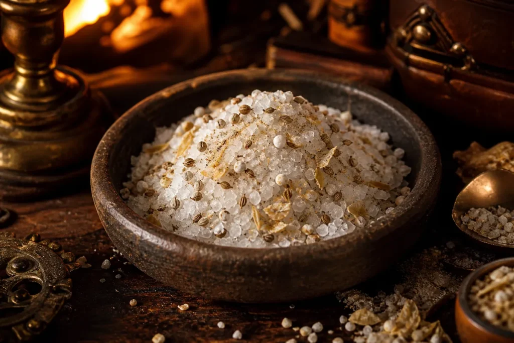 Mistfen Celery Seed Salt with lemon zest and white pepper