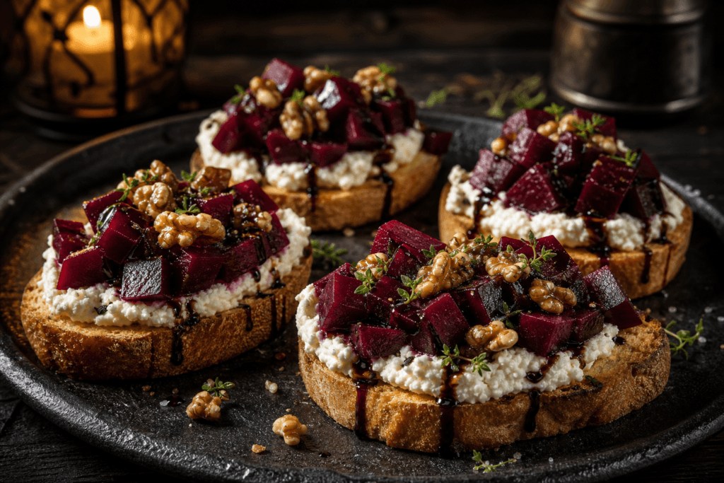 Ruby Keep Beetroot Crostini