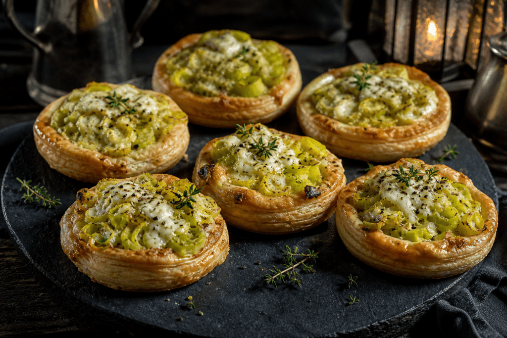 Silvermist Leek Tartlets