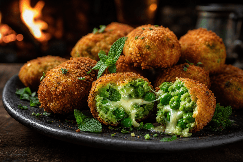 Verdant Grove Pea Croquettes